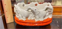 Ceramic Elephants Planter