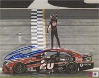 Christopher Bell Signed NASCAR First Cup Win 8x10
