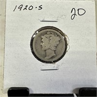 1920-S MERCURY SILVER DIME