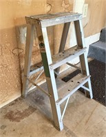 Small Two Step Ladder in Garage