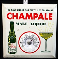 Vintage Champale adv thermometer