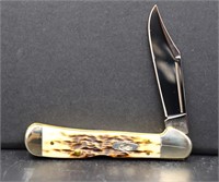 BNIB Case amber bone seed jig copperlock knife