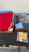 Group of fabric and fabric scraps
