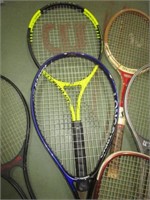 Grouping of Tennis & Racquetball Rackets