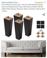 MSRP $20 Wood Furniture Legs