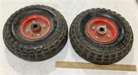 2- tires 4.10/3.50-4  San/Ford