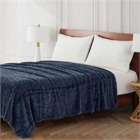 Berkshire Jacquard Faux Fur Blanket Queen