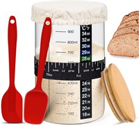 35 Oz Sourdough Starter Kit with Thermometer