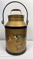 Vintage Milk Can Painted 15x9 +handle