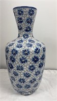 Porcelain Vase 16” x 8”