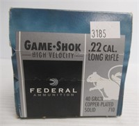 (500) Rounds of Federal HV 22 LR 40GR in box.