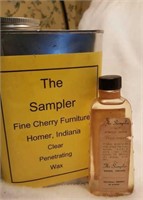 Homer sampler Cherry Furniture penetrating wax