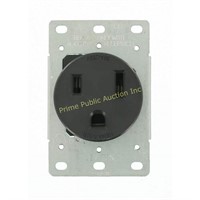 Leviton Shallow Single Outlet 50 Amp 2-Pole Flush