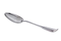 FRANCOIS LEFEBVRE 18th C SILVER TABLE SPOON
