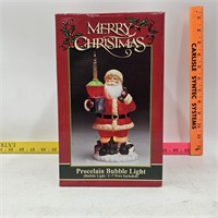 Porcelain Bubble Light Santa Clause