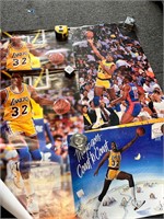 4 Magic Johnson LA Lakers posters