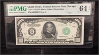 Currency:PMG CH UNC 64 EPQ 1934-A $1000