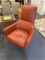 MCM style leather like chair