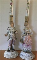 Vintage Victorian 19th century candlesticks (some