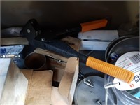 Contents of Cabinets Incl Tools, Rivet Gun etc