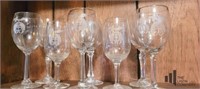 Eight Mix Match Order of the Sacred Shrine Glasses