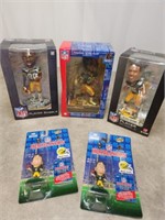 Packer Bobbleheads and figurines, NFL