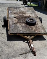 4x8 folding trailer with spare needs work no