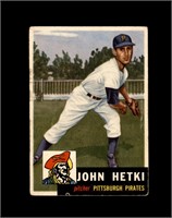 1953 Topps High #235 John Hetki VG to VG-EX+