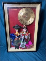 Japanese Asian Art Quartz Clock
