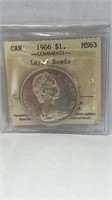 1966 Canadian $1.00.