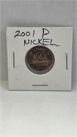 2001 Canadian nickel.