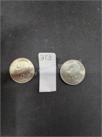 2-1972 eisenhower dollars (display area)