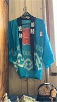 Tokyo Matsuri Festival Happi jacket blue kimono