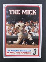 MICKEY MANTLE PROMO CARD: