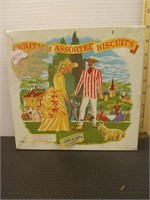 Vintage British assorted biscuit tin. made in