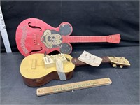 1950s Mousegetar Mattel and Flamingo ukulele