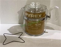 New old stock Pyrex Flameware stove top 9 cup