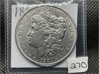 1891 MORGAN SILVER DOLLAR