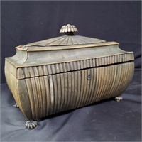 Antique tea caddy