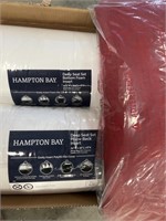 HAMPTON BAY DEEP SEAT PILLOWS AND COVER RET. $110