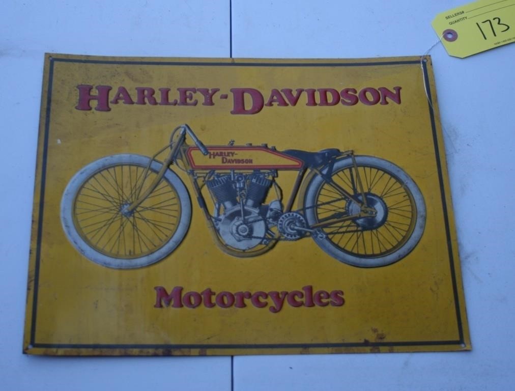 Harley Davidson sign