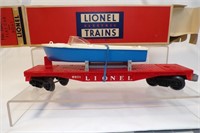 Lionel Flat car w/ Boat #6801-75