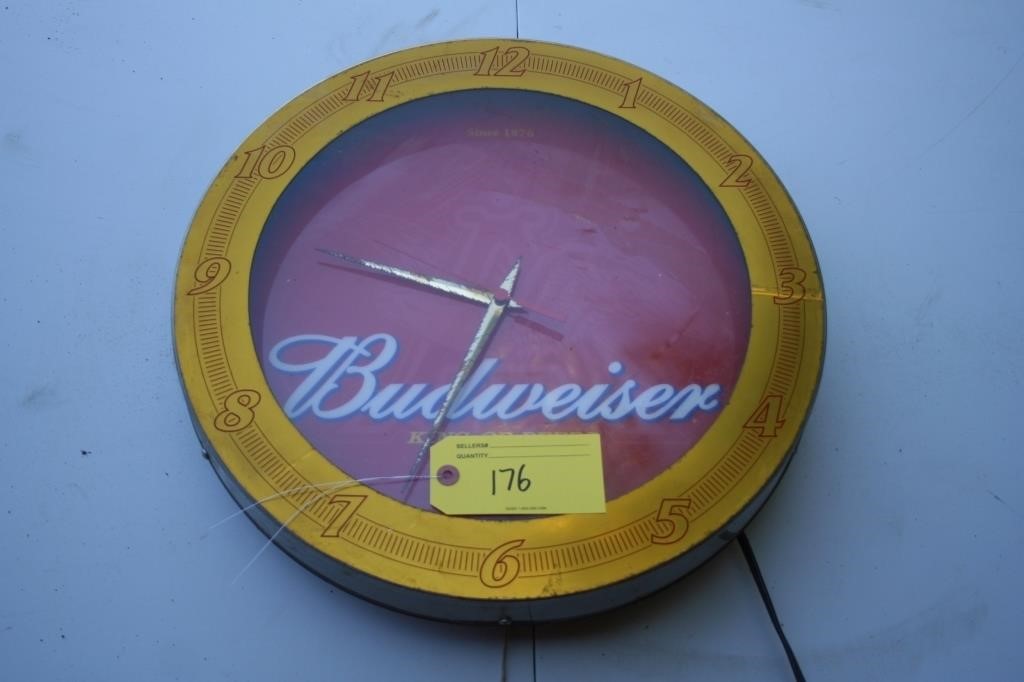 Budweiser clock