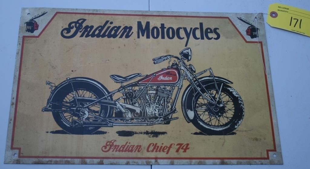 Indian Motorcycles sign