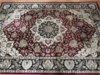 QUALITY MACHINE MADE AREA RUG 79 X 116 INCHES