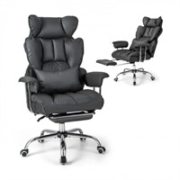 Adjustable Swivel Office Chair with Reclining Back