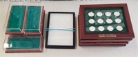 Various Casino Chip Displays, Empty