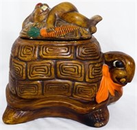 California Originals Tortoise & Hare cookie jar
