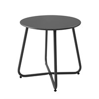 Meluvici Patio Small Side Table Waterproof Round M