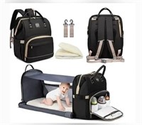 BABY DIAPER BAG BACKPACK PORTABLE CHANGE LOUNGE BE